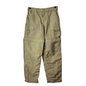 REI Women's Convertible Zip Off Nylon Cargo Pant 4 PETITE hiking camping outdoor